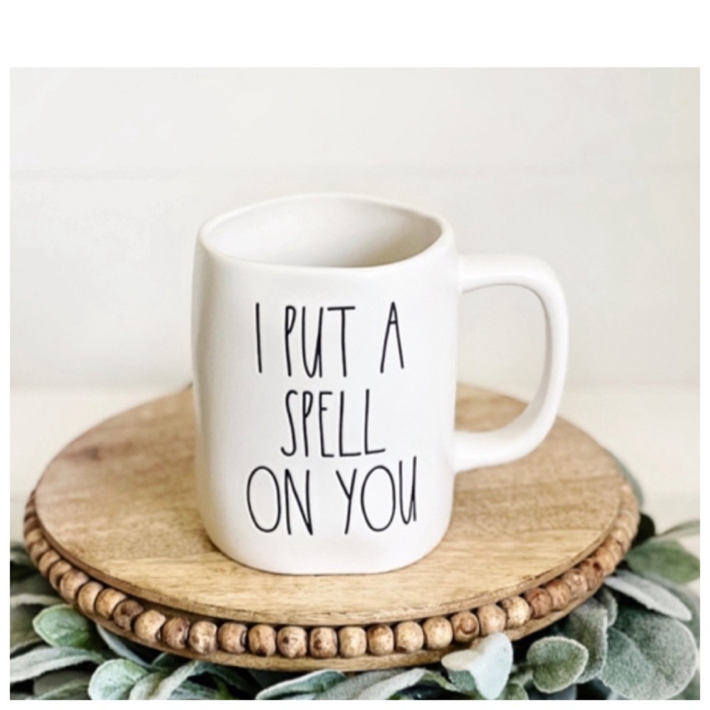 NEW Rae Dunn I Put A Spell On You Mug  ~ White 🧙‍♀️